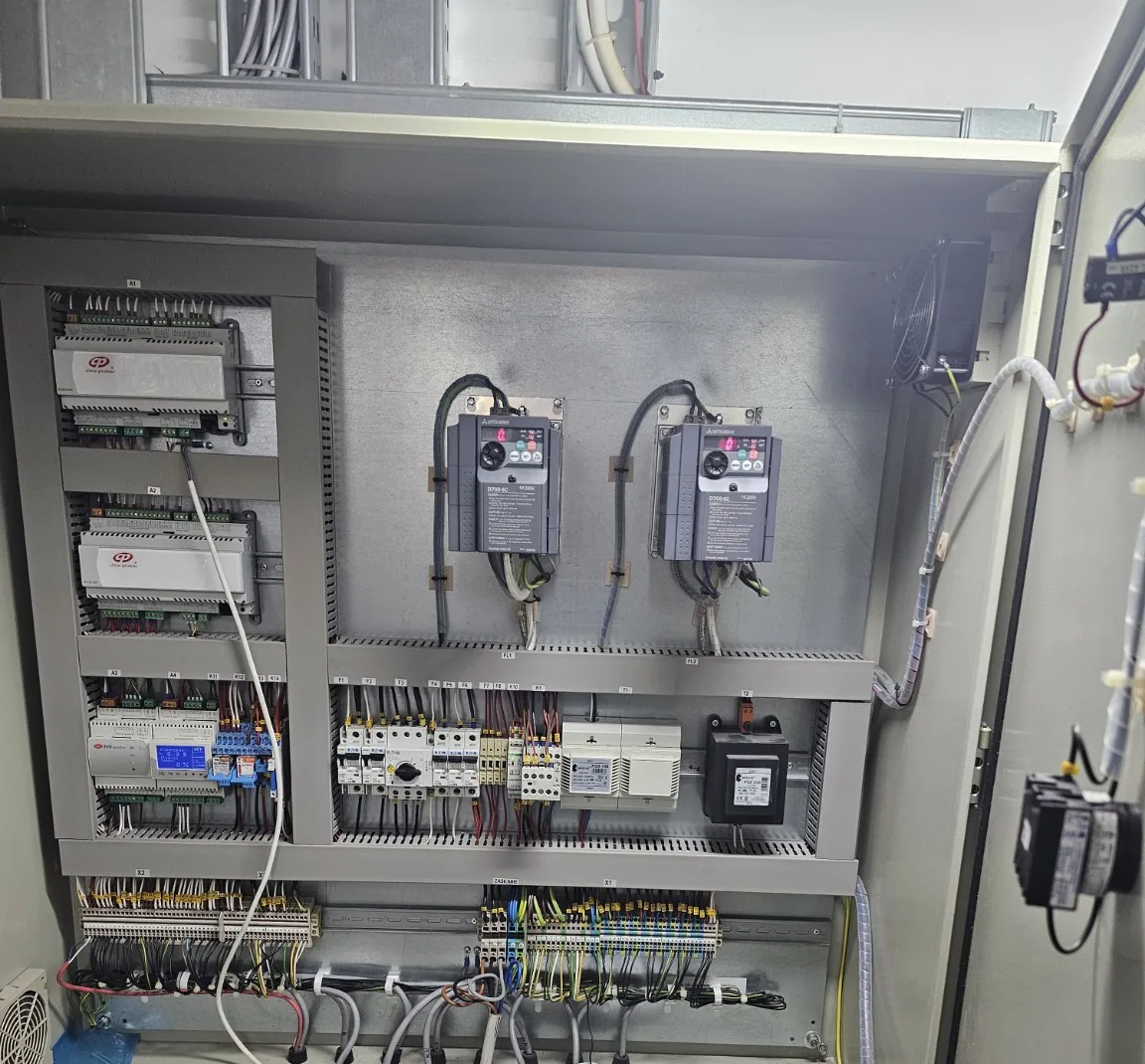 Rozdzielnica z automatyką instalacji technicznych